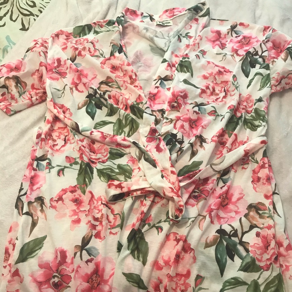 Floral robe